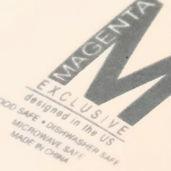 RARE Vintage Rae Dunn HOME Tea Pot - Magenta "M" Exclusive  STAMP - Beautiful - Picture 6 of 6